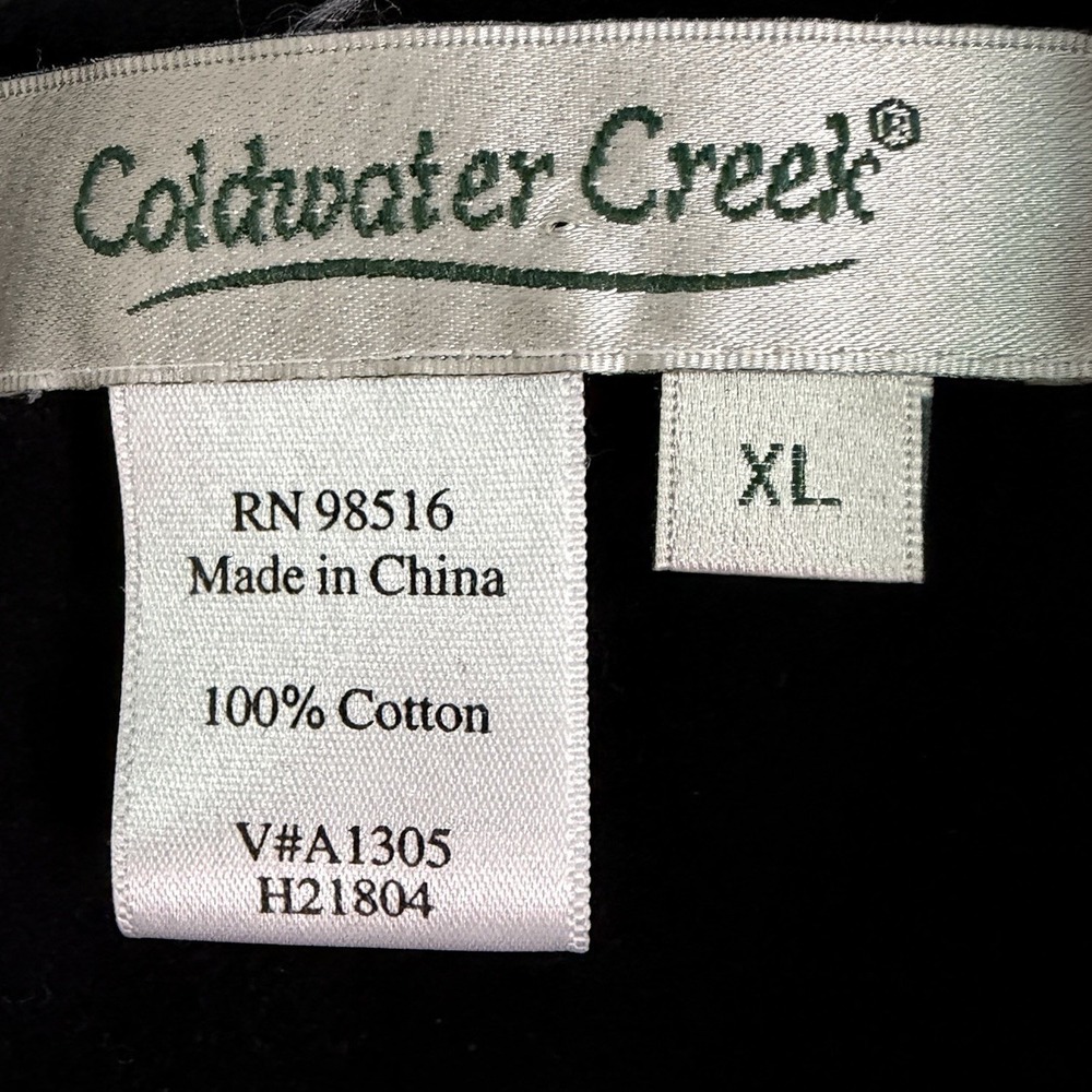 Black Velvet Button‎ Front Jacket Women's XL Western Shacket - Picture 5 of 7